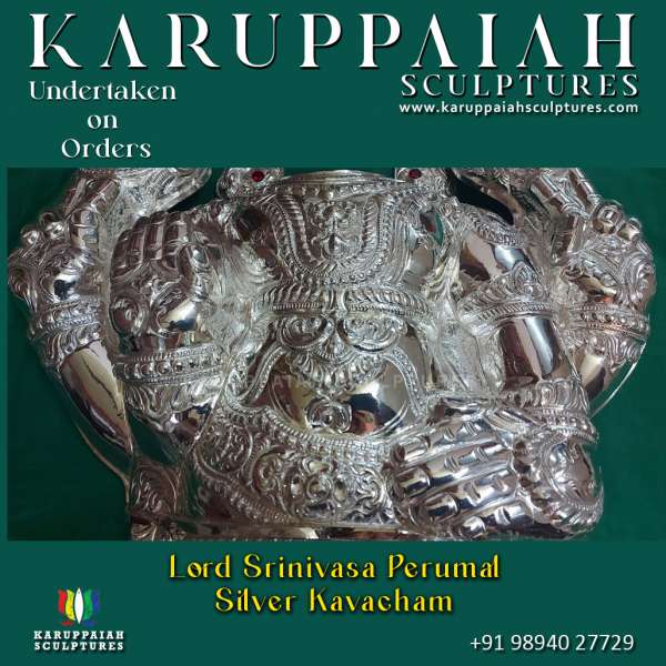 Srinivasa Perumal Silver Kavacham