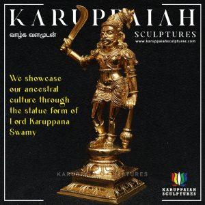 Lord Karuppana Swamy Panchaloga Statue