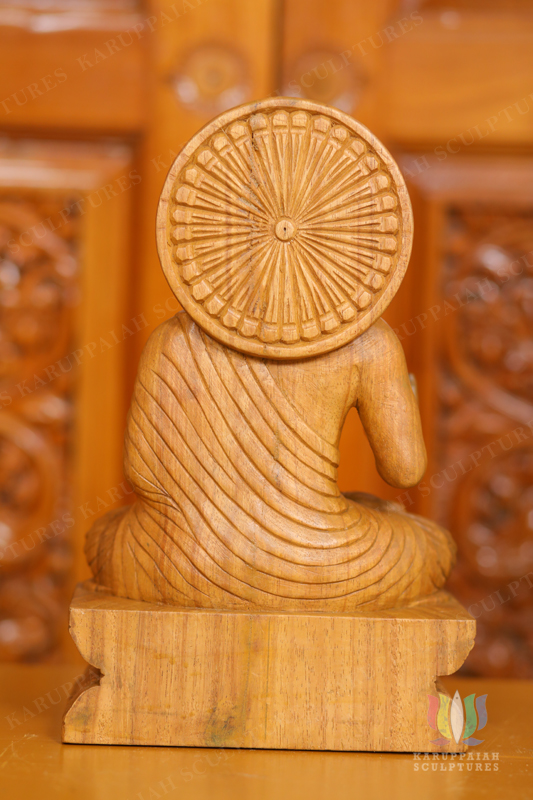 Wooden Bhuddha Statue