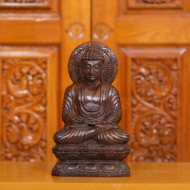Wooden Bhuddha Statue