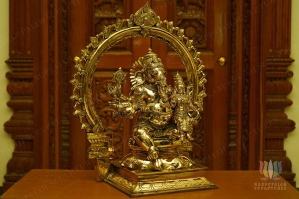 Vallabha Ganapati (Panchaloha Bronze)