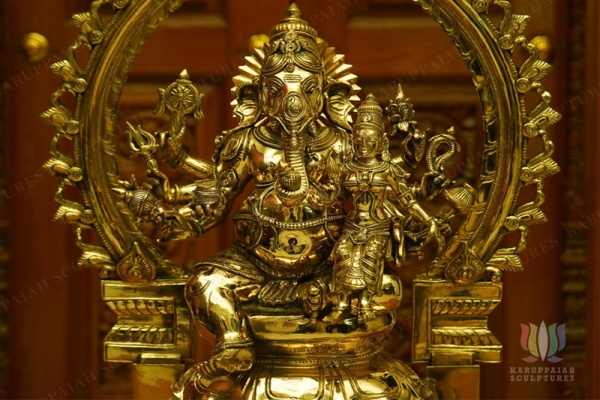 Vallabha Ganapati (Panchaloha Bronze)