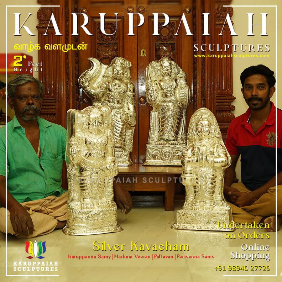 Silver Kavacham KaruppannaSamy PeriyannaSamy Pattavan MaduraiVeeran