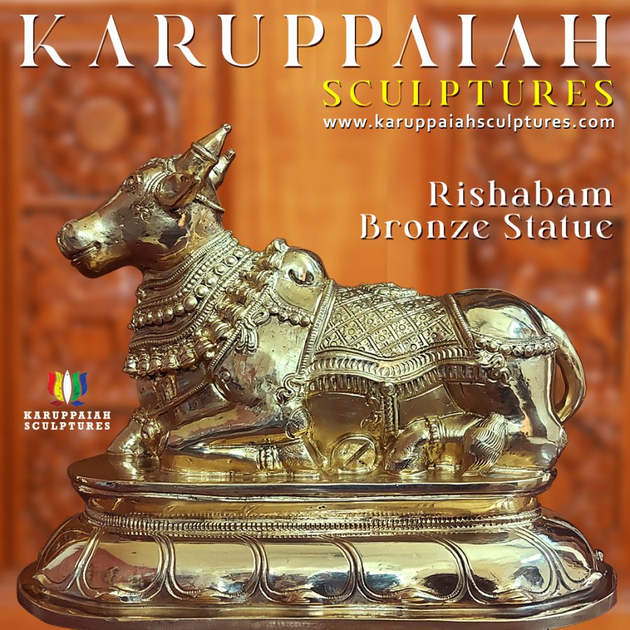 Pradosha Rishabam Bronze Statue
