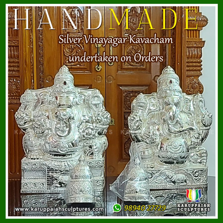 Silver Vinayagar Kavacham